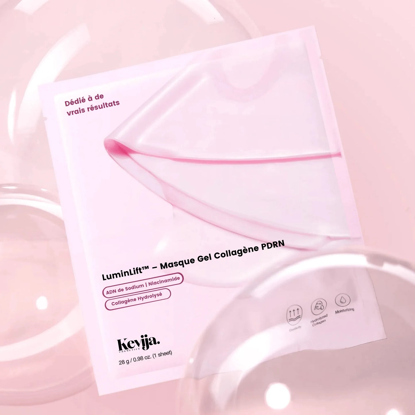 LuminLift™ – Masque Gel Collagène PDRN (4 paires)